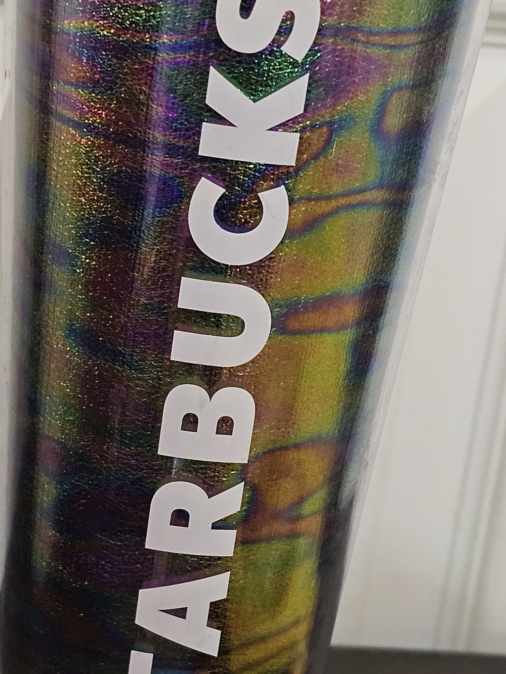 Starbucks Iridescent Purple-Green Logo Tumbler - Picture 3 of 5
